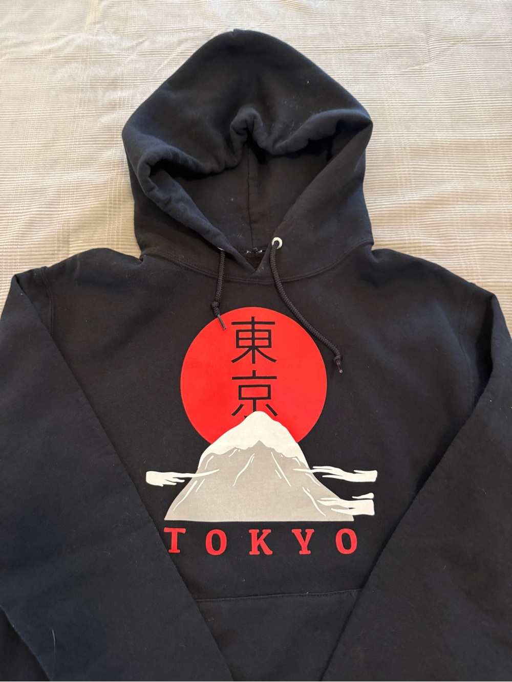 Bowery Supply Co. Tokyo Graphic Hoodie – Size Small – Black Pullover Hoodie - Picture 4 of 7